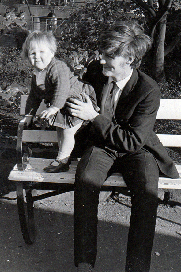 Mandy and dad at Bristol Zoo