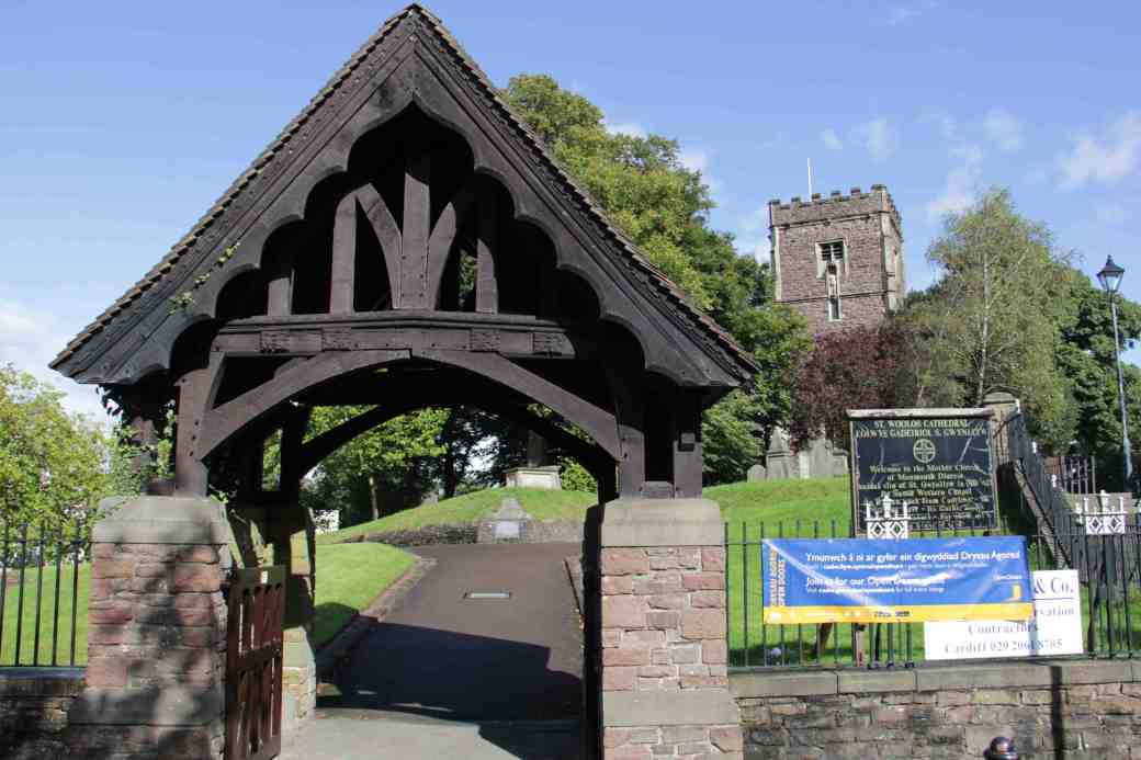 St Woolos - ext gate