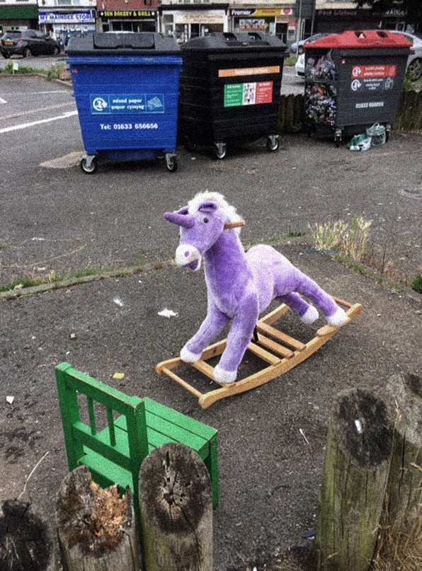 Rubbish - chair and rocking horse 2