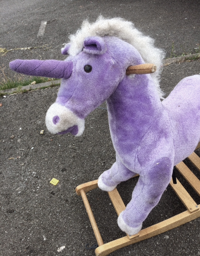 Rubbish - rocking horse