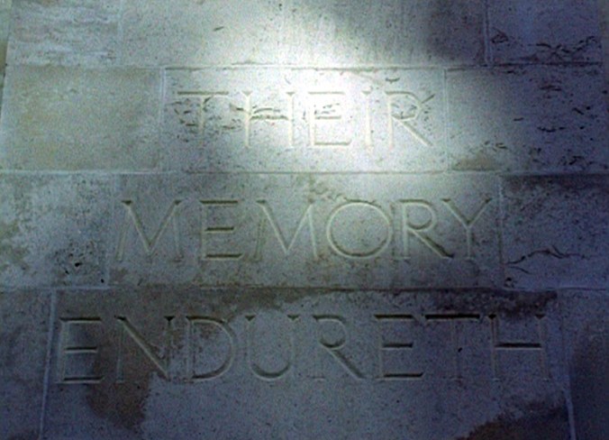 Newport Cenotaph 16mm film still