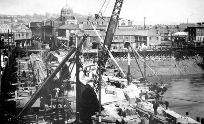 Newport Town Bridge - 2nd construction