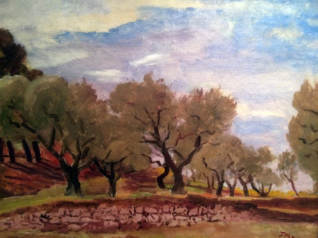 J - Augustus John R.A. - Provencal Landscape