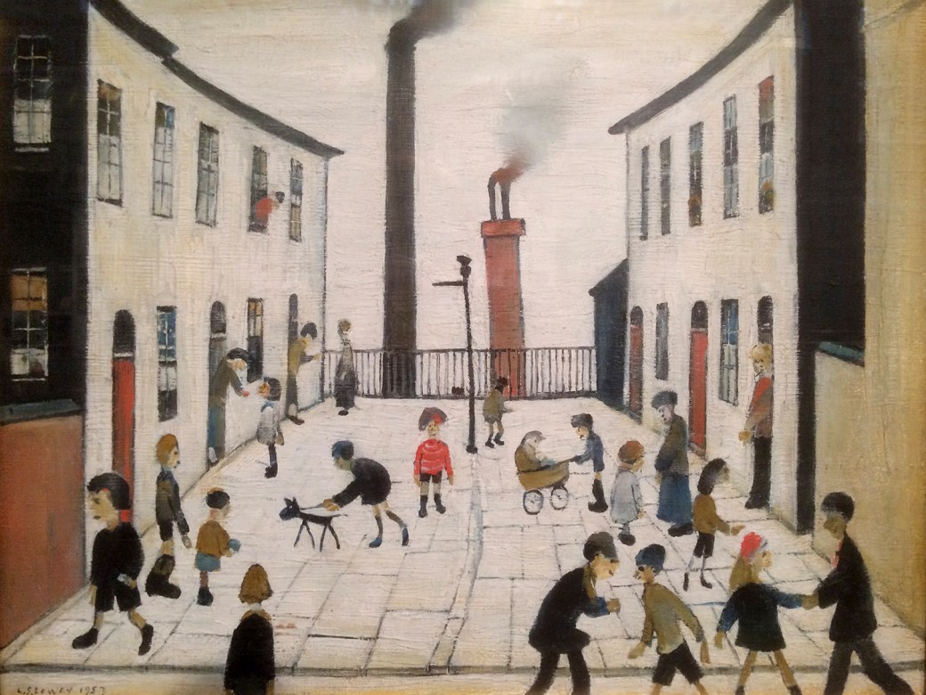 L - L.S. Lowry R.A. - Francis Street, Salford