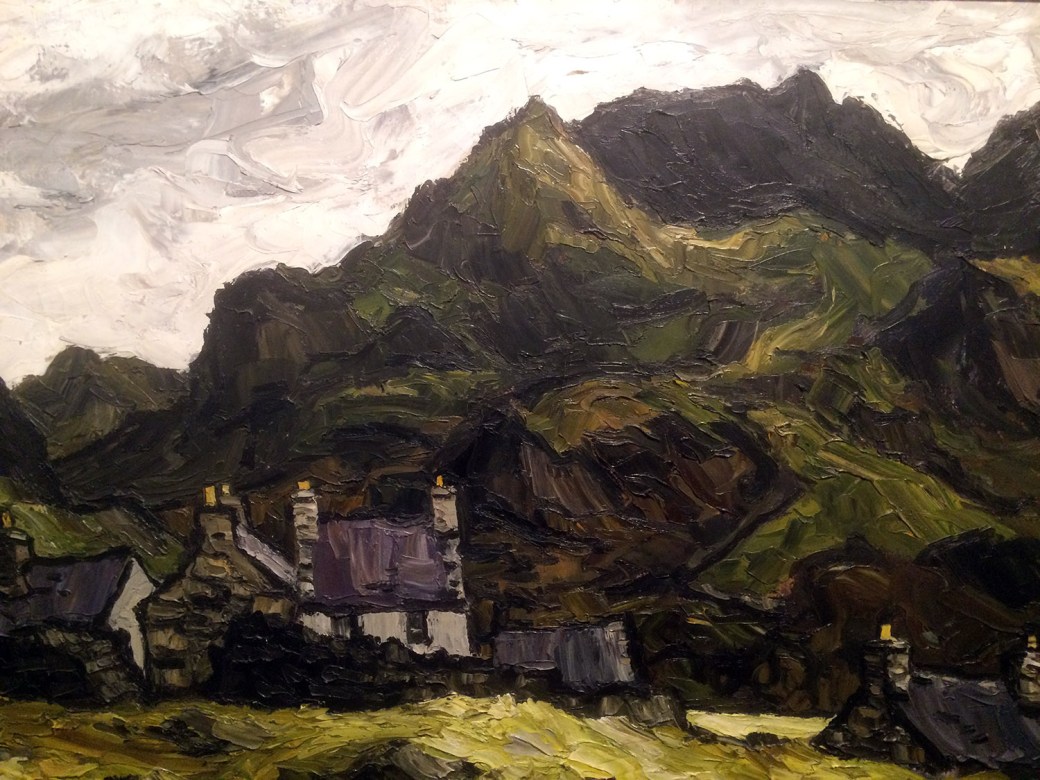 W - Kyffin Williams R.A. - Crib Coch and Llanberis Pass