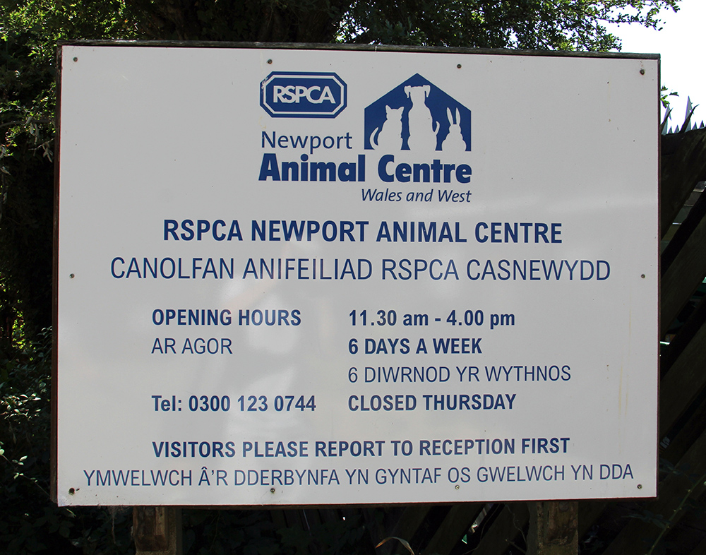 RSPCA sign